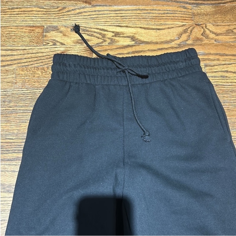 Black Jogger Pants Thick Waistband - Picture 3 of 6